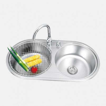 通用台上双盆系列 8343E